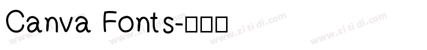 Canva Fonts字体转换